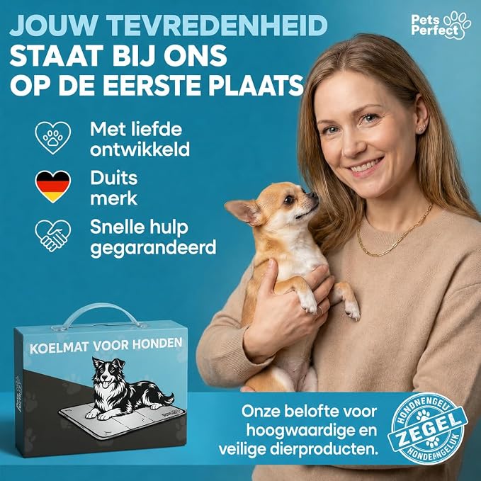 Koelmat hond zelfkoelend - cooling mat dog met niet giftige gel - koelmat voor honden XL XXL en cat cooling mat opvouwbaar