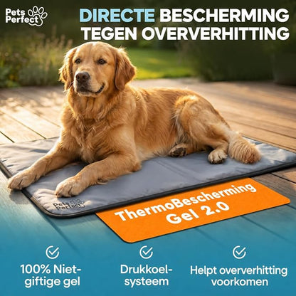 Koelmat hond zelfkoelend - cooling mat dog met niet giftige gel - koelmat voor honden XL XXL en cat cooling mat opvouwbaar